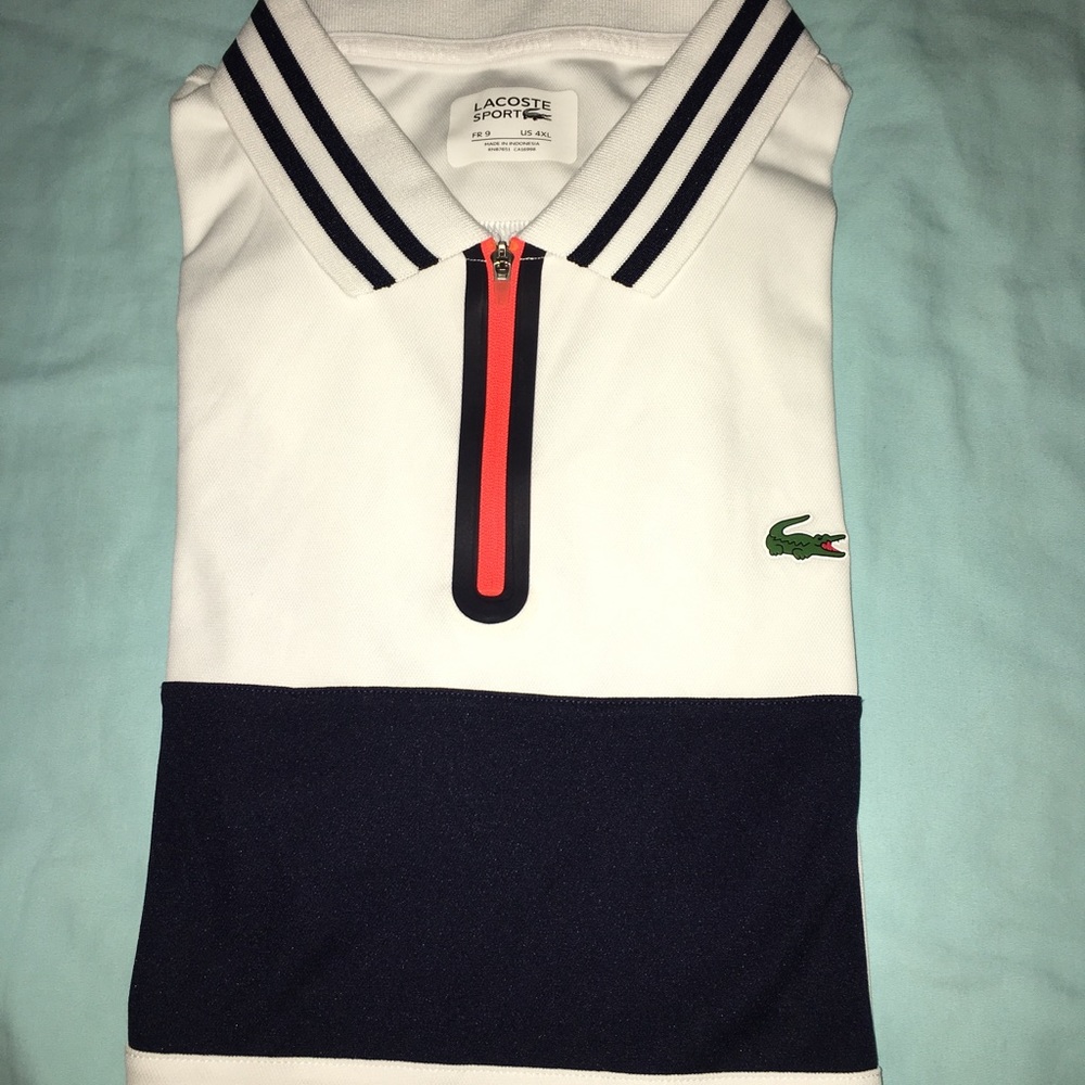 Lacoste Dry Fit Polo Zipper Shirt